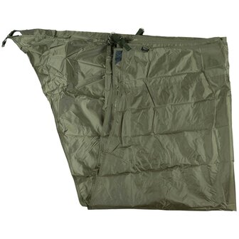 MFH Hexagon Tarp / Afdekzeil, 210T polyester, legergroen, 340 x 310 CM