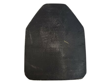 Italiaanse body armour SAPI plaat curved Level 4, 32 x 24 cm