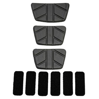 Revision (Galvion) Batlskin helm pads set MSS  Liner Shims en Comfort Layer Kit, zwart
