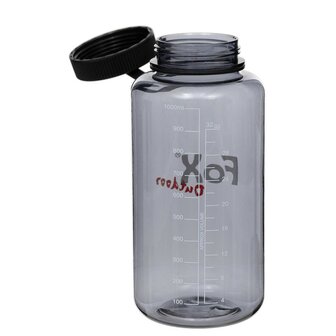 Cantine Fox outdoor transparente 1000ml, grande ouverture, sans BPA