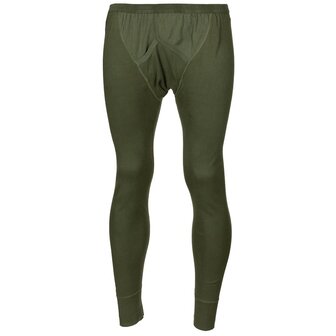 Britse thermische long johns Base Layer broek, legergroen