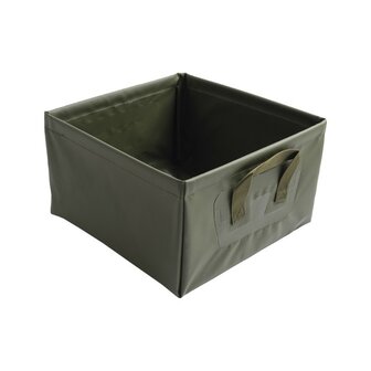 Mil-Tec Foldable bucket / wash bowl 13L PVC, OD green