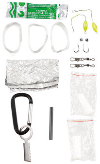 MFH Survival Set 10-delig, &quot;Parachute Cord&quot;, olijfgroen