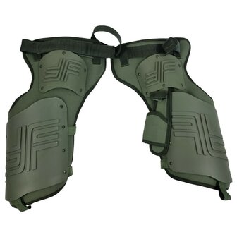Magforce Riot Gear bekken / bovenbeen beschermers, legergroen