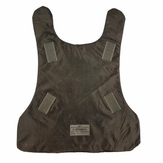 Wahler Bundeswehr ballistische body armour insert, rugdeel, legergroen
