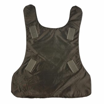 Wahler Bundeswehr ballistische body armour insert, rugdeel, legergroen