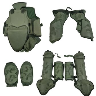 Magforce Riot Gear ensemble complet, vert olve