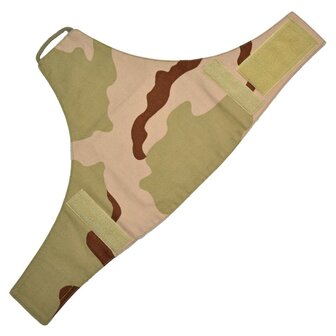 KL landmacht armband met lus en velcro patch, DCU desert camo