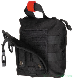 MFH Tactical Pouch, First Aid, small, &quot;MOLLE&quot;, black