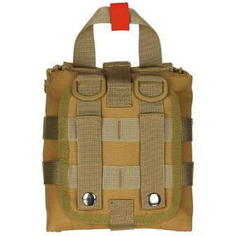 MFH Tactical Pouch, First Aid, small, &quot;MOLLE&quot;, coyote tan