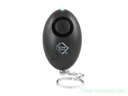 KH Security Sleutelhanger Alarm met LED Zwart
