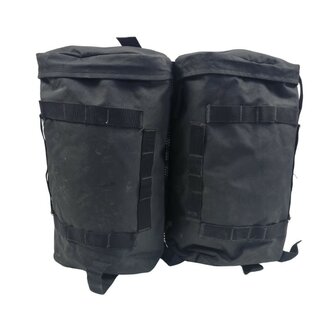 ARWY Alpine Daypack rugzak / zijtassen 2x10L, zwart