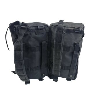 ARWY Alpine Daypack rugzak / zijtassen 2x10L, zwart