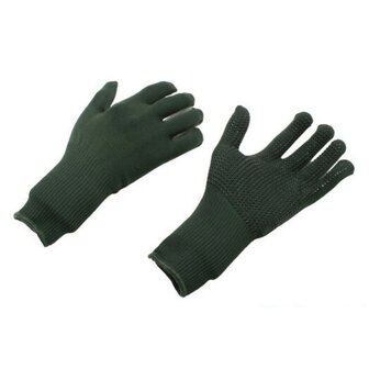 Bennet contact combat dotted gloves, Nomex III Aramide FKNX13/G/PD/KW, legergroen