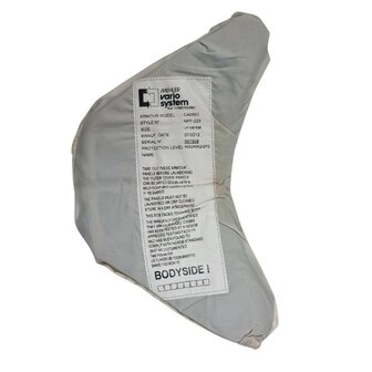 Mehler Vario System ballistische body armour bostbescherming met inserts, zwart