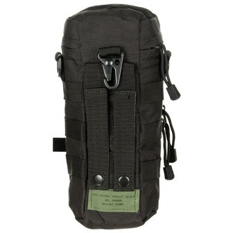 MFH Tactische Tas, rond, &quot;MOLLE&quot;, zwart