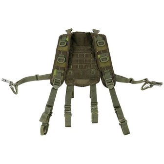 Bretelles tch&egrave;que en sangle MNS-2000 H-type pour ensemble de transport de charges, M95 camo