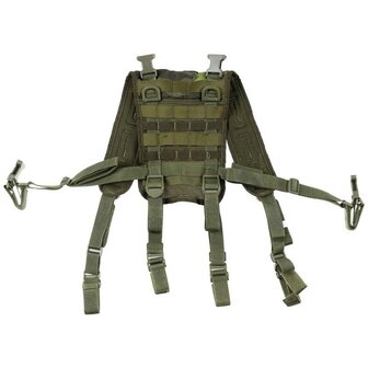 Bretelles tch&egrave;que en sangle MNS-2000 H-type pour ensemble de transport de charges, M95 camo