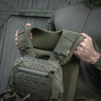 M-Tac Shoulder Damper for plate carrier cuirass QRS, Ranger green