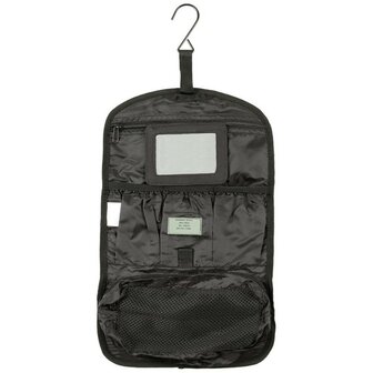 Fosco Trousse de toilette britannique pliable, noir