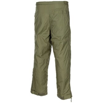 Britse thermo-overbroek Softie, light-olive, foliage green