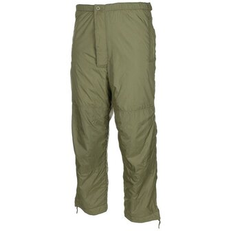 Britse thermo-overbroek Softie, light-olive, foliage green