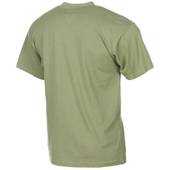 Tsjechische leger T-shirt, Light-olive, katoen