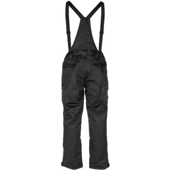 MFH thermische overbroek Polar met suspenders, zwart
