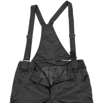 MFH thermische overbroek Polar met suspenders, zwart