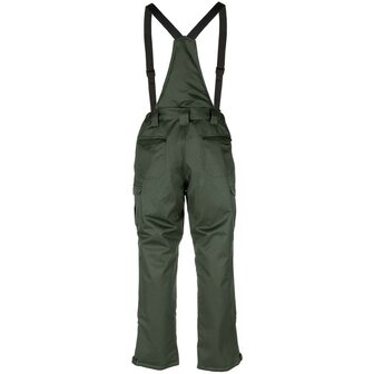 MFH thermische overbroek Polar met suspenders, legergroen