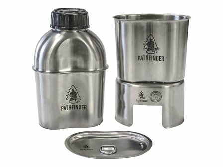 Pathfinder RVS Veldfles Kookset (1,15L)