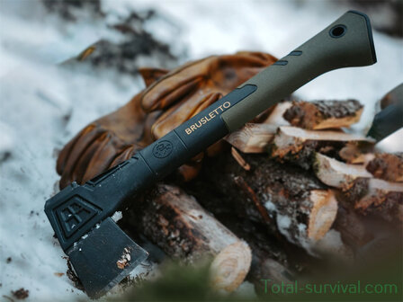 Brusletto Kikut Outdoor-Axt, 36cm, schwarz