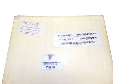 Italiaanse Composite body armour plaat gebogen Level 3 NIJ STD 0101.03, 30 x 25 CM