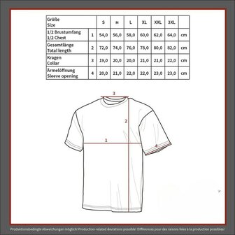 MFH US T-Shirt, short sleeve 170 g/m&sup2;, Oostenrijkse 03 camo