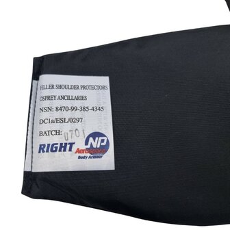 Osprey ballistische body armour inlays (schouder) SK1 (NP Aerospace), Paar (links-rechts)