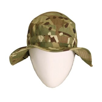 Buschhut der britischen Armee, Combat Hat, Tropen mit Nackenschutz, MTP Multicam