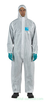 Ansell Alphatec (Microgard) 1500 Plus M111 Disposable Overall Type 5/6 Wit