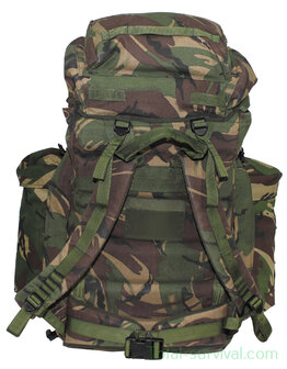 Sac &agrave; dos britannique 100L &quot;PLCE LONG&quot; avec poches lat&eacute;rales, Woodland DPM