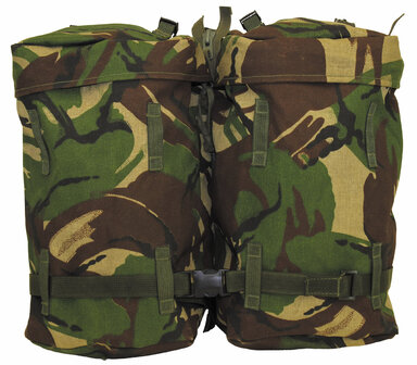 Sac &agrave; dos britannique 100L &quot;PLCE LONG&quot; avec poches lat&eacute;rales, Woodland DPM