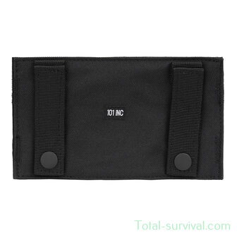 101 Inc MOLLE patch adapter hook + loop big, zwart