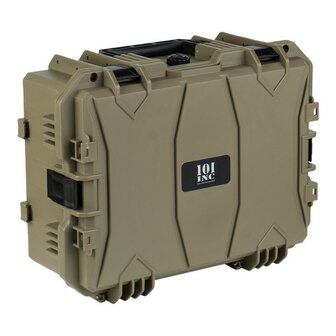 101 Inc ForceGear Opbergkoffer groot, kunststof, afsluitbaar, olijfgroen
