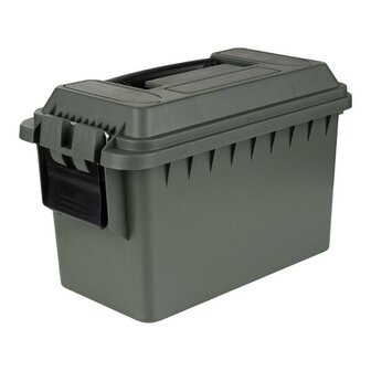 Fosco kunststof munitie box .50 Cal, legergroen