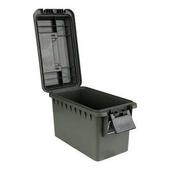 Fosco kunststof munitie box .50 Cal, legergroen