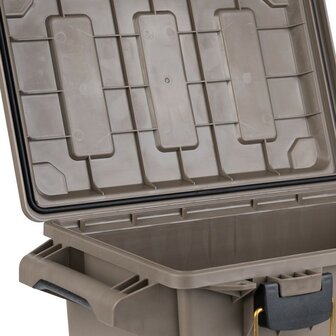 Fosco kunststof Munitie/utility box compact, dark coyote