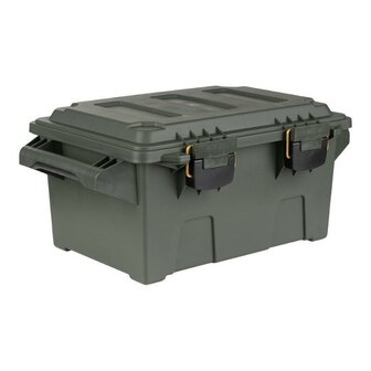 Fosco kunststof Munitie/utility box compact, legergroen