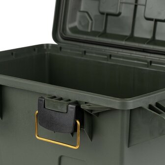 Fosco kunststof Munitie/utility box compact, legergroen