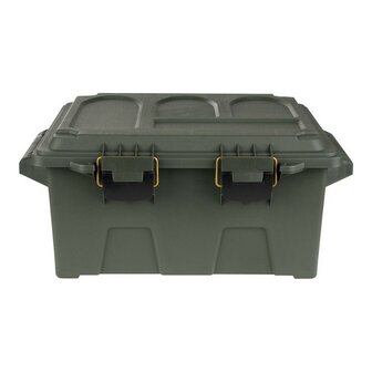 Fosco kunststof Munitie/utility box large, legergroen