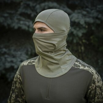 M-Tac tactical covert Balaclava / Bivakmuts 1-gaats, Polartec, light olive