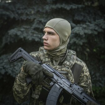 M-Tac tactical covert Balaclava / Bivakmuts 1-gaats, Polartec, light olive