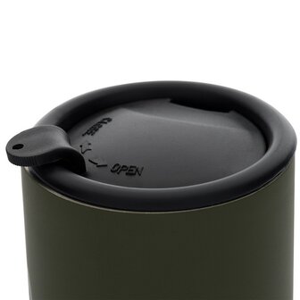 M-Tac thermo mok met deksel 280 ml, legergroen